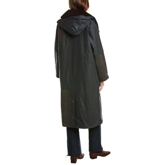 Barbour GANNI Waxed Long Coat - Picture 2 of 3